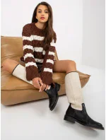 Dámsky sveter EM SW 1018 01.26P hnedý