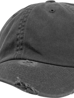 Flexfit 6245DC 6-panelová čiapka „Destroyed“ 55.45DC tmavošedá
