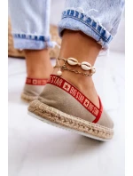 Materiałowe Espadryle Wsuwane Big Star JJ274879 Beżowe