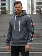 Pánska sivá mikina FashionStreet BX5938