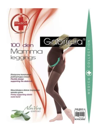 Tehotenské členkové legíny 173 Mamma 100 deň hazel - GABRIELLA