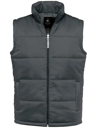 B&C Bodywarmer /men Pánska vesta 01.0930 tmavošedá B&C Bodywarmer /men Pánska vesta 01.0930 tmavošedá