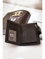 Damski Portfel Z Eko Skóry Czarne Isamille