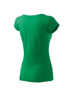 Čisté tričko stredne zelené