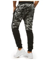 Pánske maskáčové sivé tepláky FashionStreet UX3493 Pánske maskáčové sivé tepláky FashionStreet UX3493