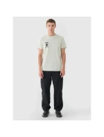 Pánske tričko s potlačou 4F 4FRAW24TTSHM2603-47S