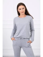 Šedá tepláková súprava