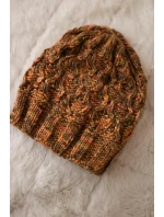 Fleecová čiapka Melisa K241 red+olive