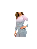 GymHero Ombre Rushguard Longsleeve LONG-MILKSHAKE Pink L