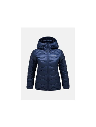 PEAK PERFORMANCE Dámska páperová bunda Helium Down Hood Jacket blue