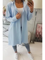 Modrá bunda s potlačou