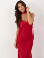 Šaty LK SK 509715.51 tmavo červená