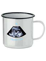 Personalizovaný retro plechový pohár s ultrazvukom Personalizovaný retro plechový pohár s ultrazvukom