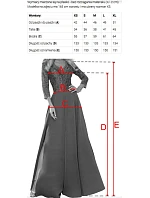 669-2 Svadobné maxi šaty s kvetom na ramene a rozparkom - modré