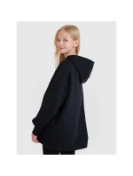 Dievčenská mikina bez prúžkov s kapucňou 4F 4FJRSS25TSWSF2235-20S