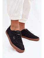 Dámske tenisky z materiálu Big Star TT274356 Black Dámske tenisky z materiálu Big Star TT274356 Black