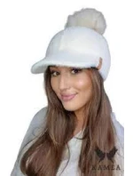 Dámska čiapka KORYNA s brmbolcom - Kamea Dámska čiapka KORYNA s brmbolcom - Kamea