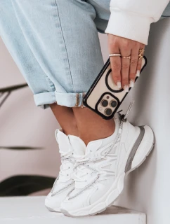 Dámske tenisky s plochou podrážkou LUXORUNS white FashionStreet ZY0617