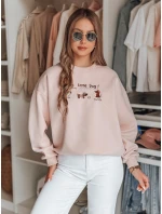 Dámska nadrozmerná mikina s jazvečíkmi JAMNIKOVE pink FashionStreet BY1497 Dámska nadrozmerná mikina s jazvečíkmi JAMNIKOVE pink FashionStreet BY1497