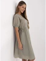 Šaty 217 SK 25663.03 khaki