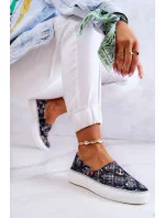 Dámské módní Slip-On s paměťovou pěnou Big Star - černé Dámské módní Slip-On s paměťovou pěnou Big Star - černé