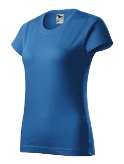 Základné tričko dámske azúrovo modré