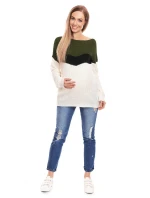 Tehotenský sveter model 132026 PeeKaBoo Tehotenský sveter model 132026 PeeKaBoo