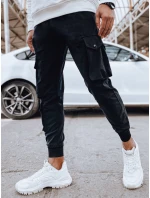 Pánske bojové nohavice čierne FashionStreet UX4303
