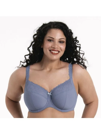 Eloise podprsenka s kosticami Full Cup 5295 stredne modrá - RosaFaia