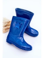 Dziecięce Gumowe Kalosze Niebieskie Malvi