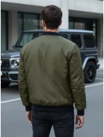 Pánska bunda bomber zelená FashionStreet TX4425