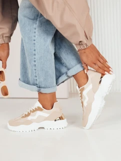 Dámske tenisky PERNES beige FashionStreet ZY0482