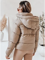 Dámska prešívaná zimná bunda SNOWLIKE s kapucňou svetlo béžová FashionStreet TY4931 Dámska prešívaná zimná bunda SNOWLIKE s kapucňou svetlo béžová FashionStreet TY4931