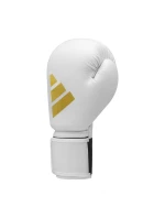 Bielo-zlaté boxerské rukavice Adidas SPEED 50 Bielo-zlaté boxerské rukavice Adidas SPEED 50