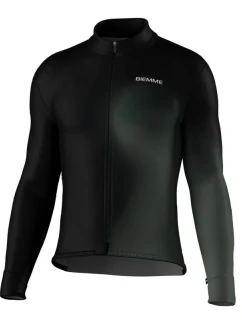 Biemme tričko s dlhým rukávom FORESTA čierna zelená L