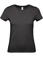 B&C #E150 /women Dámske tričko 01.002T čierne