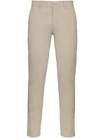 Kariban K 740 Pánske chino nohavice 20.K740 béžové