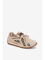 Semišové kožené dámske tenisky Big Star TT274549 beige Semišové kožené dámske tenisky Big Star TT274549 beige