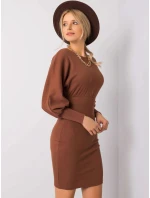 Dámske šaty RV SK 6079.65 hnedá - Rue Paris Dámske šaty RV SK 6079.65 hnedá - Rue Paris