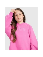 Dievčenská mikina bez prúžkov s kapucňou 4F 4FJRAW25TSWSF2439-54S