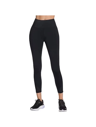 Legíny Skechers Tempo High Waisted 7/8 LG83-BLK čierne L