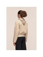 Dámska bunda CASALL Aria Zip Hoodie Jacket, farba béžová