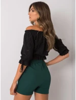 Šortky DHJ SN 13260.38P tmavo zelená