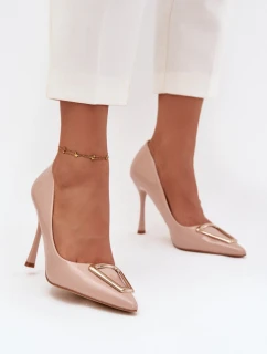 Lodičky na podpätku model 217849 Step in style
