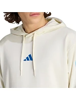 Pánska mikina adidas Essentials 3-Stripes French Terry Hoodie cream KD4901 pánska