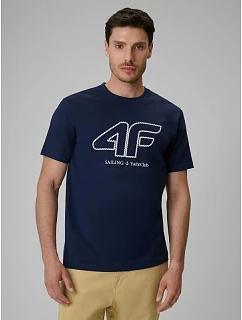 Pánske tričko s logom 4F 4FRSS26TTSHM3999-31S