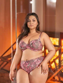 Ava SK 217 Ružová maxi mäkká plavková podprsenka