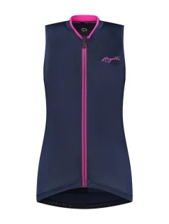 Rogelli dámske tričko bez rukávov ESSENTIAL modro-ružové S