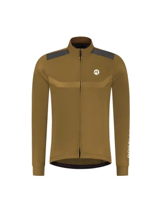 Rogelli dres s dlhým rukávom MONO hnedý 3XL