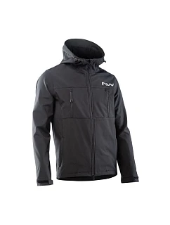 Cyklistická bunda NORTHWAVE Easy Out Softshell Jacket, čierna